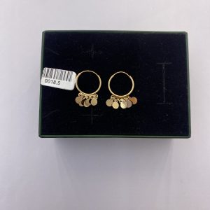 گوشواره حلقه ای پولکی