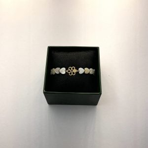 دستبند صدفی گل