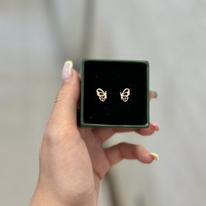 گوشواره میخی پروانه