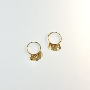 گوشواره پولکی حلقه ای