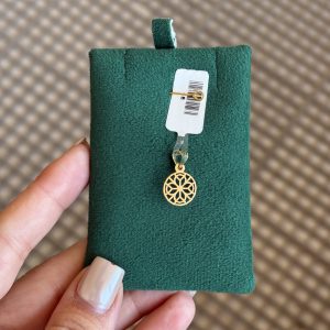 پلاک گل داخل دایره